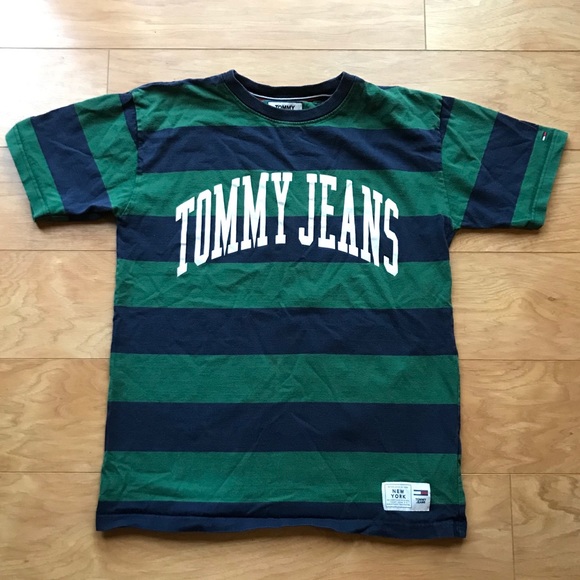 tommy jeans classic stripe t shirt